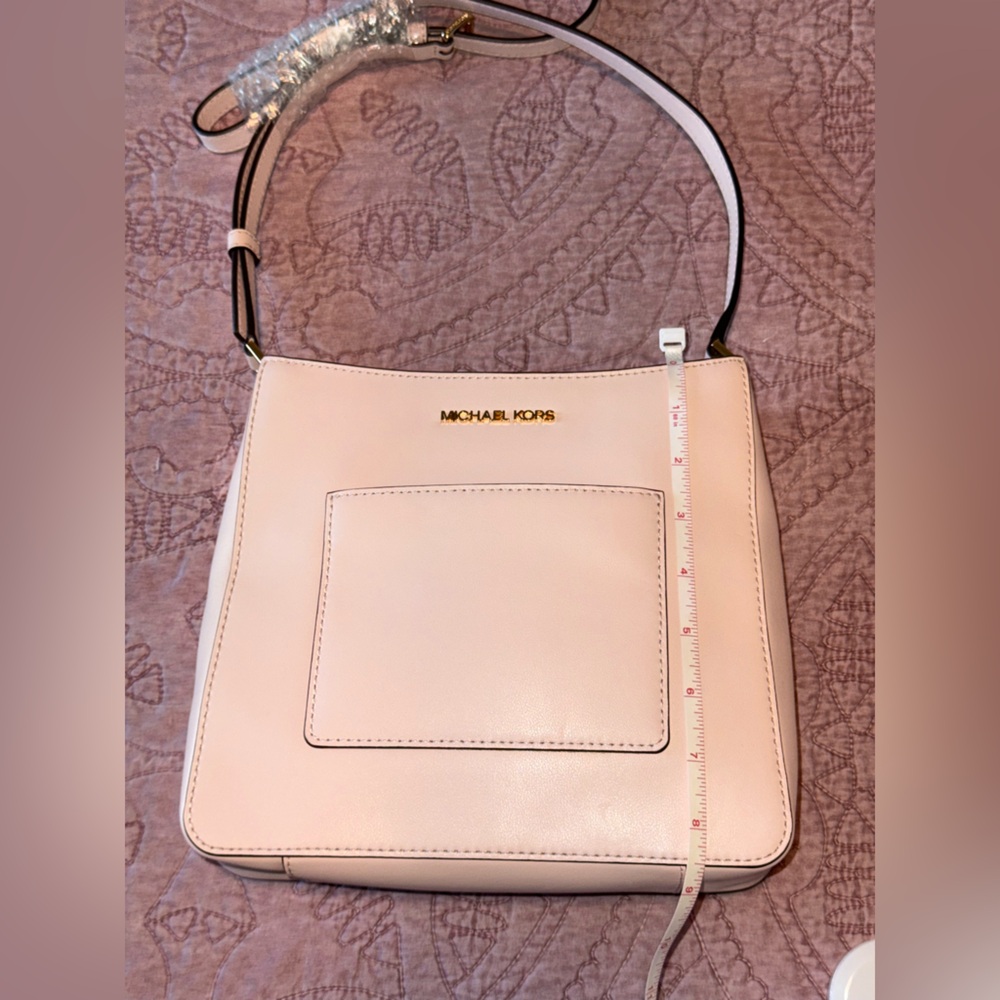 Michael Kors Blush Gloria Crossbody Bag - Picture 14 of 16